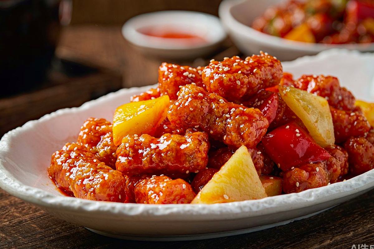 Công Thức Gà Sốt Chua Ngọt Giòn Rụm